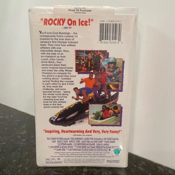 VHS 📼 WALT DISNEY’S COOL RUNNINGS - Picture 7 of 7